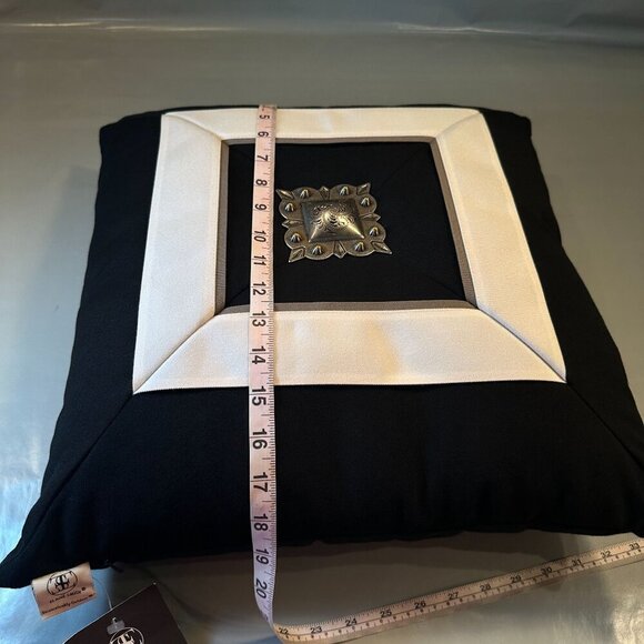 Elaine Smith Decorative Pillow Embellished Diamond Square Outdoor Pet Friendly - Picture 10 of 16